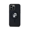 Karl Lagerfeld Silicone Karl & Choupette MagSafe - Etui iPhone 14 Pro (czarny)