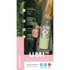 Quokka Umi - Kubek termiczny ze stali nierdzewnej 720 ml ze słomką i silikonową podstawką (Black)