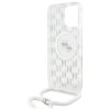 Karl Lagerfeld IML Crossbody Monogram Karl & Choupette Head MagSafe - Etui iPhone 16 Pro Max (przezroczysty)