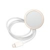 Guess Bundle Pack MagSafe 4G - Zestaw etui + ładowarka MagSafe iPhone 14 Pro (niebieski/złoty)