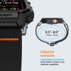 Spigen Lite Fit Pro - Etui z paskiem do Apple Watch Ultra 1/2 49 mm (Matte Black)