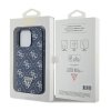 Guess 4G Triangle Metal Logo - Etui iPhone 15 Pro (niebieski)