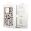 Guess Flower MagSafe - Etui iPhone 14 Pro (Różowy)