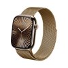 Crong Milano Steel - Pasek ze stali nierdzewnej do Apple Watch 44/45/46/49 mm (różowe złoto)