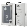 Karl Lagerfeld Crossbody Saffiano Monogram Ikonik Metal Pin - Etui iPhone 15 (czarny)