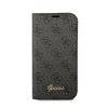 Guess 4G Metal Camera Outline Booktype Case - Etui iPhone 14 Pro Max (czarny)