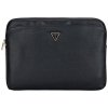 Guess Grained Zipper Pocket Triangle Logo Sleeve - Etui na notebooka 14 (czarny)