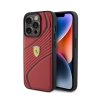 Ferrari Twist Metal Logo - Etui iPhone 15 Pro (czerwony)