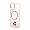 Karl Lagerfeld IML NFT Karl & Choupette MagSafe - Etui iPhone 14 Plus (różowy)