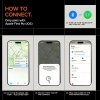 Spigen TagMe Bluetooth Tracker - Lokalizator do kluczy, plecaka, torby Apple Find My (Czarny)