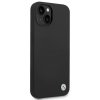 BMW Liquid Silicone Case Metal Logo – Etui iPhone 14 (Czarny)