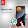 Crong Anti-Bacterial 3D Armour Glass – Szkło hartowane 9H na cały ekran iPhone 16e / iPhone 14 / iPhone 13 / iPhone 13 Pro + ram