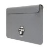 Karl Lagerfeld NFT Saffiano Karl & Choupette Sleeve - Etui na notebook 16 (Srebrny)