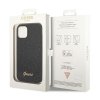 Guess Glitter Flakes Metal Logo Case – Etui iPhone 14 Plus (czarny)
