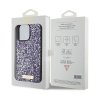 Guess Rhinestone Metal Logo - Etui iPhone 15 Pro (różowy)