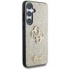 Guess Fixed Glitter Big 4G Metal Logo - Etui do Samsung Galaxy S25 (złoty)