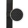 Crong Milano Steel - Pasek ze stali nierdzewnej do Apple Watch 38/40/41/42 mm (czarny)