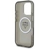 Guess IML Metal Mountain Logo MagSafe - Etui do iPhone 16 Pro (czarny)