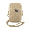 Hello Kitty Quilted Bows Strap - Torebka crossbody na telefon (złoty)
