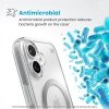 Speck Presidio Perfect-Clear ClickLock & MagSafe - Etui iPhone 16 (Clear / Chrome Finish / Serene Silver)
