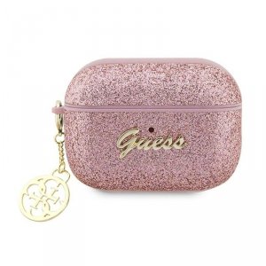 Guess 4G Glitter Flake - Etui AirPods Pro 2 (różowy)