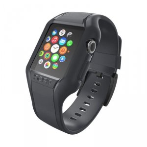 Incipio NGP Strap - Elastyczny pasek do Apple Watch, obudowa 38/40/41 mm (przydymiony)