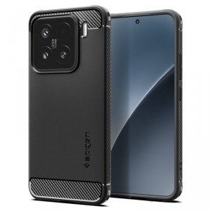 Spigen Rugged Armor - Etui do Xiaomi 15 (Matte Black)