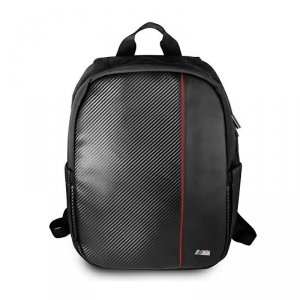 BMW Carbon Red Stripe - Plecak na notebooka 16 (czarny)