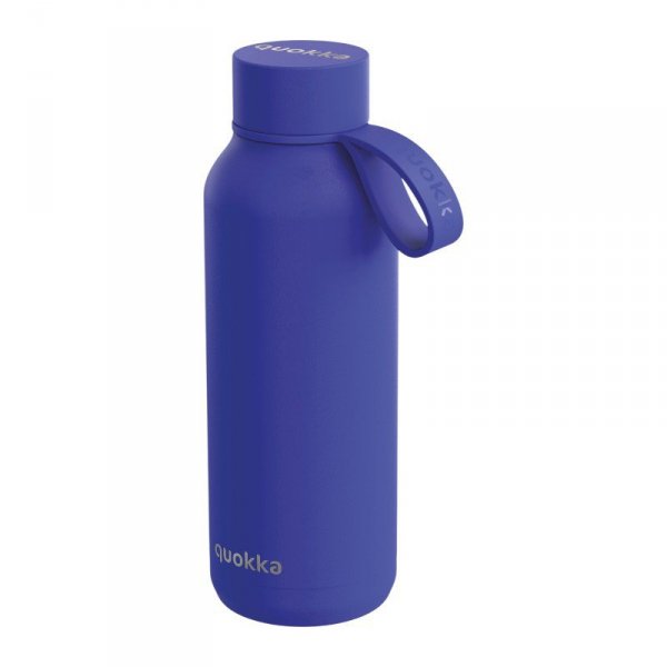 Quokka Solid With Strap - Butelka termiczna ze stali nierdzewnej 510 ml z paskiem (Dusk Blue)
