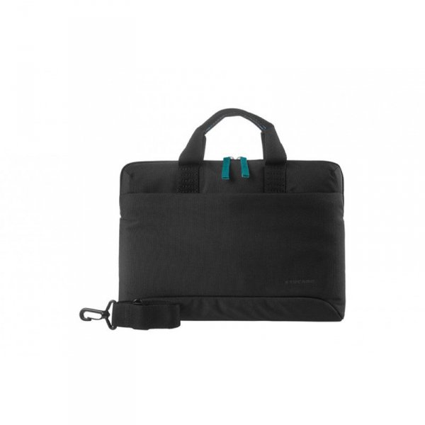 Tucano Smilza Super Slim Bag - Torba MacBook Pro 14” / Air 15” / Pro 13&quot; /Air / Notebook 14” / 13” (czarny)