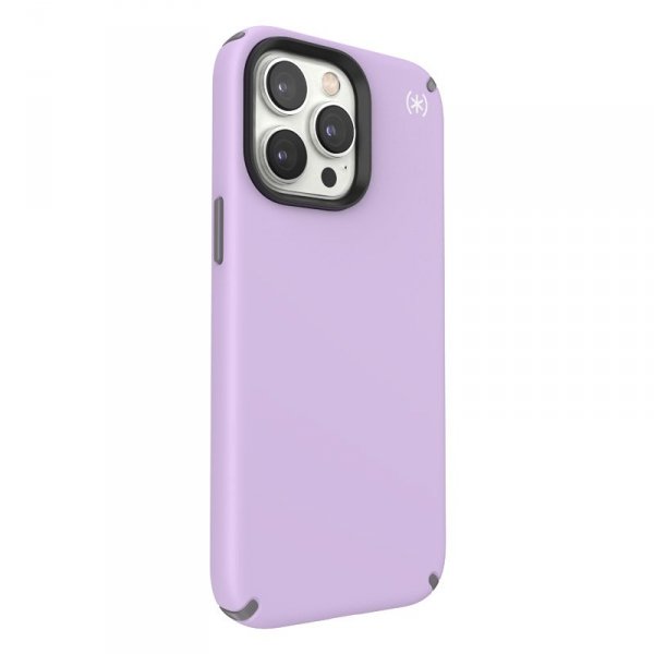 Speck Presidio2 Pro - Antybakteryjne etui iPhone 14 Pro Max (Spring Purple / Cloudygrey / White)