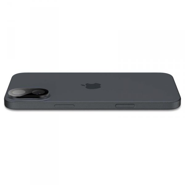 Spigen Optik GLAS.TR Camera Protector 2-Pack - Szkło ochronne na obiektyw do iPhone 16 / 16 Plus (2 szt) (Czarny)