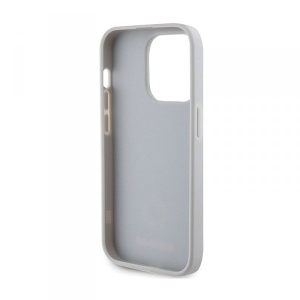 Guess 4G Strass Metal Logo - Etui iPhone 15 Pro (srebrny)