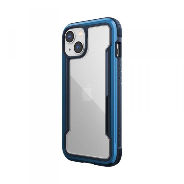 X-Doria Raptic Shield - Etui aluminiowe iPhone 14 (Drop-Tested 3m) (Marine Blue)