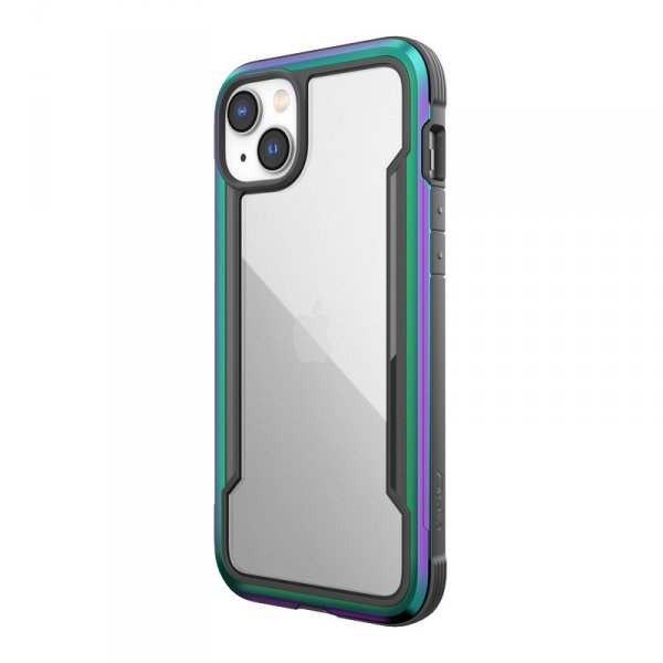 X-Doria Raptic Shield - Etui aluminiowe iPhone 14 Plus (Drop-Tested 3m) (Iridescent)
