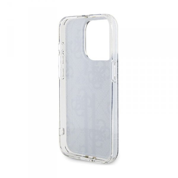 Guess IML 4G Gold Stripe - Etui iPhone 15 Pro (czarny)