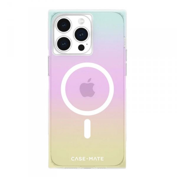 Case-Mate BLOX MagSafe - Etui iPhone 15 Pro Max (Rainbow Frosting)