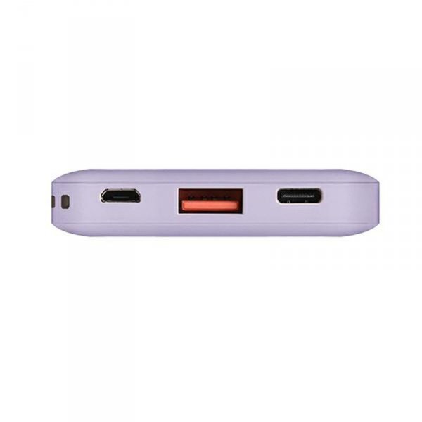 UNIQ Fuele Mini - Power Bank 8000 mAh USB-C 18W Power Delivery (lawendowy)