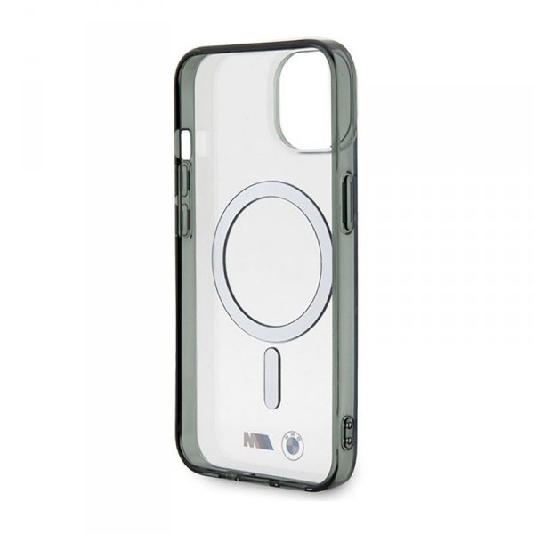 BMW Silver Ring MagSafe - Etui iPhone 14 (Przezroczysty)