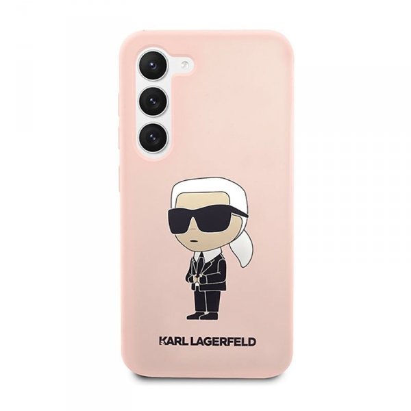 Karl Lagerfeld Silicone NFT Ikonik - Etui Samsung Galaxy S23 (różowy)
