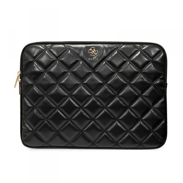 Guess Quilted 4G Sleeve - Etui na notebooka 15&quot; / 16&quot; (czarny)