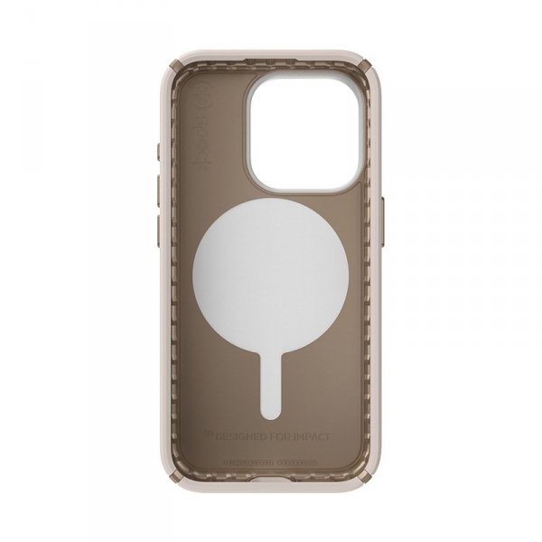 Speck Presidio2 Pro ClickLock & MagSafe - Etui iPhone 15 Pro (Bleached Bone / Heirloom Gold / Hazel Brown)