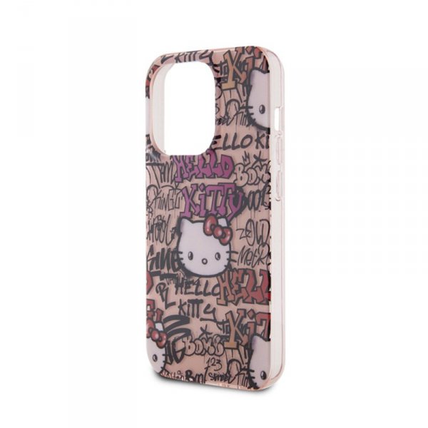 Hello Kitty IML Tags Graffiti - Etui iPhone 13 Pro Max (różowy)