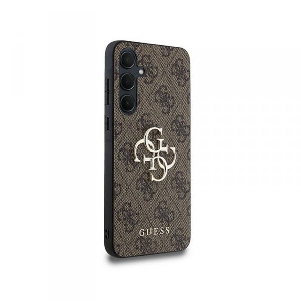 Guess 4G Big Metal Logo - Etui Samsung Galaxy A35 5G (brązowy)
