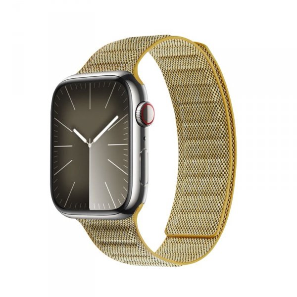 Crong Melange - Pasek magnetyczny do Apple Watch 38/40/41/42 mm (żółty melanż)