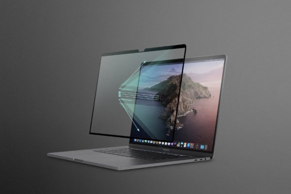 Moshi iVisor AG - Matowa folia ochronna na ekran MacBook Pro 16&quot; (M3/M2/M1/2023-2021) (Black/Clear/Matte)