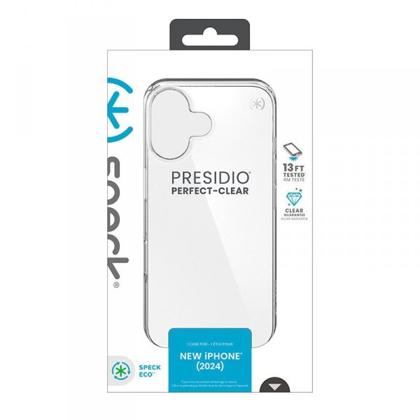 Speck Presidio Perfect-Clear - Etui iPhone 16 (Clear)