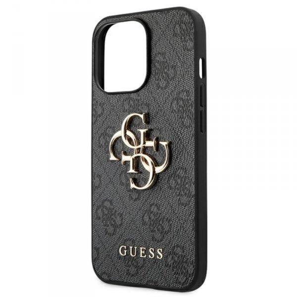 Guess 4G Big Metal Logo - Etui iPhone 13 Pro (szary)