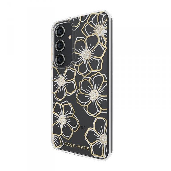 Case-Mate Floral Gems - Etui Samsung Galaxy S24+ (Gold)