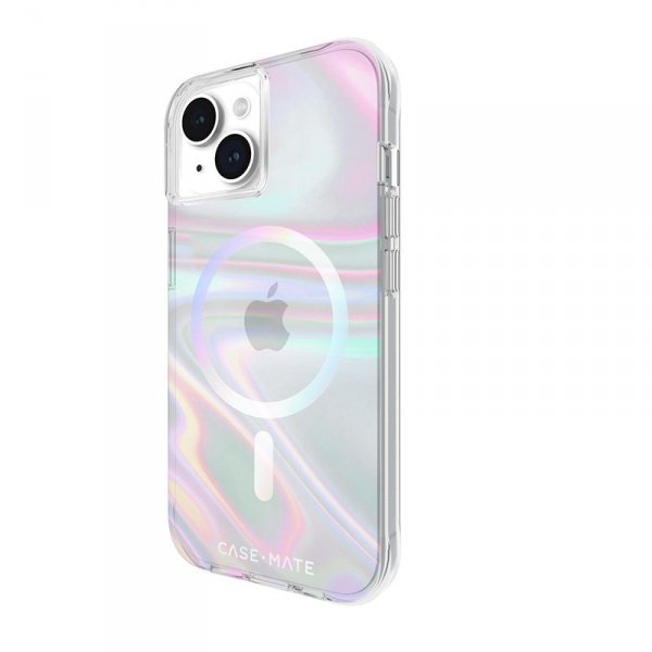 Case-Mate Soap Bubble MagSafe - Etui iPhone 15 / iPhone 14 / iPhone 13 (Iridescent)